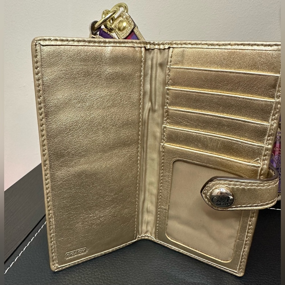 Authentic Rare Coach Poppy Tartan Plaid Glam Purse NWOT & Coach Est 1941 wallet - Picture 5 of 17